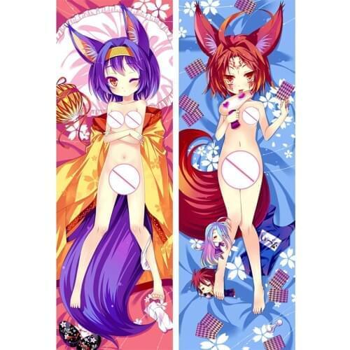 Anime Pillow Cover Invisible Zippered Throw Pillow Case Hugs Body Pillowcase Bolster case