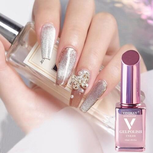 15 ML Cat Eye Soak Off Nail Polish Gel Variety Spar Wide Nail Gel Cat Eye hybrid clear Nail Gel Phototherapy Glue