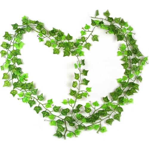 2.5M Wedding Decoration Hanging Artificial Ivy Leaf Garland Plant Vine Foliage Garden Party Supplies