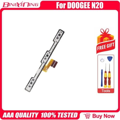 100% New Original Power Volume Button Cable Smartphone Repair Accessories Parts Phone Accessory For DOOGEE N20/Y9 Plus Cellphone