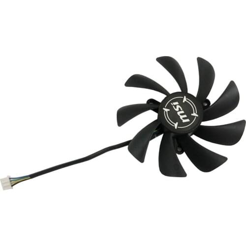XY-D10015SH 95mm Graphics Card Fans For MSI GeForce RTX 2060 AERO ITX 6G RTX 2070 AERO ITX 8G GTX 1650 GTX 1660 Ti Cards Cooling