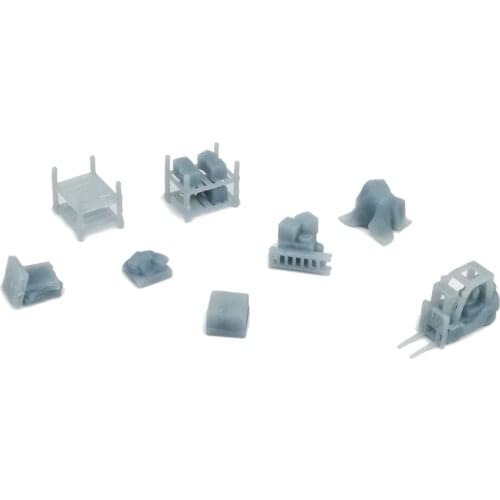 Outland Models Railroad Scenery Logistics Warehouse Accessory Set 1:160 N Scale