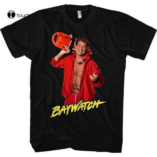 Baywatch MenS And MenS T-Shirt David Hasselhoff Lifeguard Retro Cult Tee Shirt