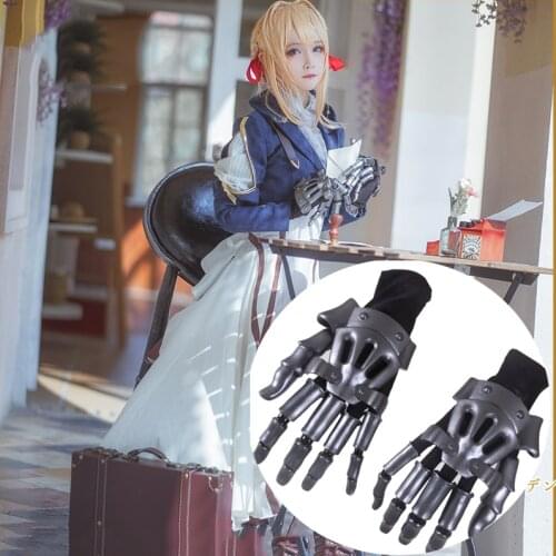 New Anime Violet Evergarden Cosplay Movable ABS Plastic Machine Hand Auto Memories Doll figure Hand Halloween Cosplay Props