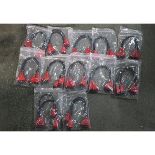 For Chrysler Cable 12+8 Connector for Autel DS808 Maxisys MS905 906 908 PRO ELITE 12+8 Adapter Cable 100pcs