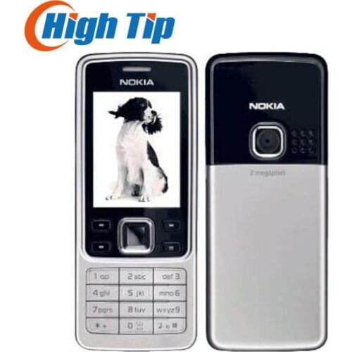 Russian keyboard support Nokia unlocked original 6300 Refurbished cell mobile phone 1 year warranty Singapore free shipping