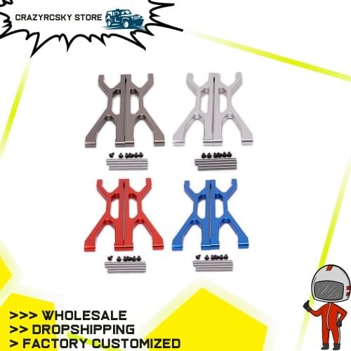 RCAWD Front Upper Suspension Arm Left Right A-Arm 7729 For Rc Hobby Car 1/6 Traxxas X-MAXX 1/5 CNC Alloy Aluminum 6061-T6