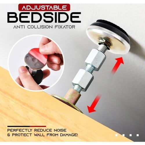 Adjustable Threaded Bed Frame Anti-Shake Tool Headboard Stoppers Protect The Wall from Banging For Home can CSV