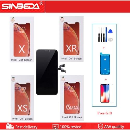 100% Test AAA+++RJ Incell LCD Pantalla For iPhone X LCD XS XR 11 LCD Display Digitizer Assembly For IPhone X XS XS Max LCD