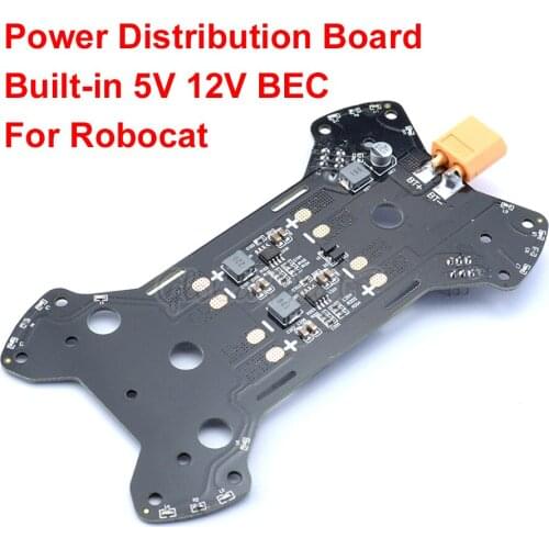 Robocat 270 PDB Power Distribution Board w/ 5V 12V BEC build in / with Power Filter XT60 plug soldered for Robocat 270mm frame