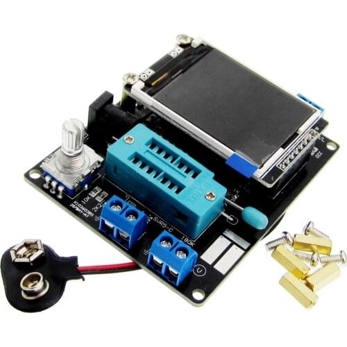 LCD GM328A Transistor Tester Diode Capacitance ESR Voltage Frequency Meter PWM Square Wave Signal Generator SMT Soldering