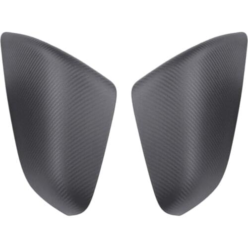 Top!-Matte Rear-View Mirror Protective Cover for Tesla Model 3 Exterior Modification with Real Carbon Fiber Side-View Mirror