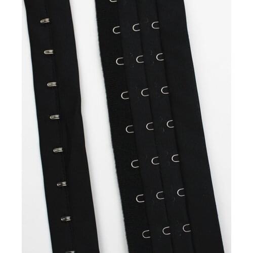 1M*5CM Polyester Three-row Style Buckle DIY Culottes Hook Bra Corset Garment Bbuckle 3 Rows of Hooks Sewing Accessories