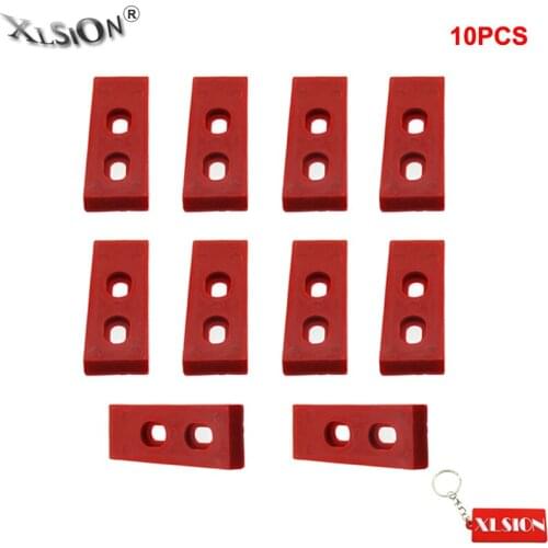 XLSION 10Pcs Chain Slider Swing Arm Guard Protector For Chinese 50-125cc Pit Dirt Bike Thumpstar Stomp Demon IMR Atomik SSR DHZ