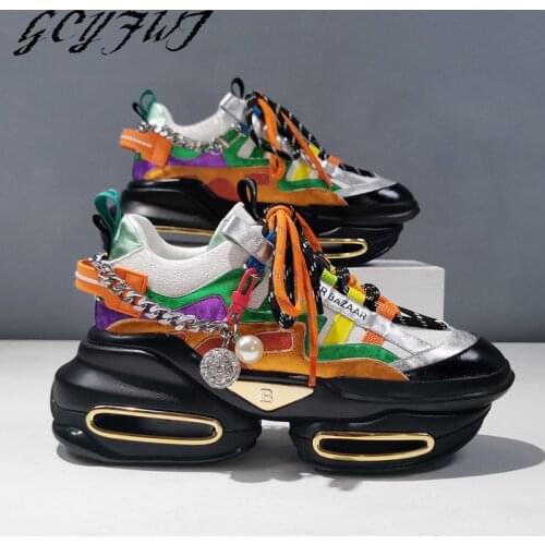 Women Sneakers Casual Black Football Lace-Up Metal Decoration Pearl Women Shoes Flat Platform High Quality Sapatos Das Mulheres