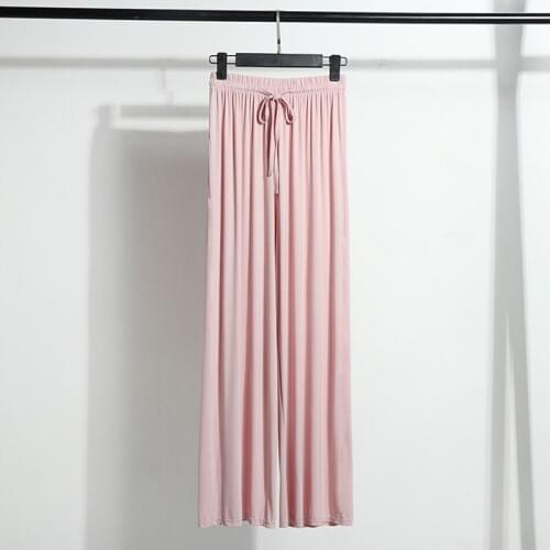 10 colors High Waist Trousers women Summer new Casual Modal Pants Women fashion Loose Wide Leg Pants