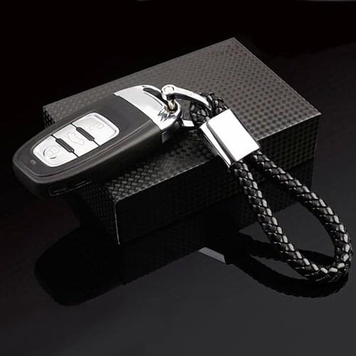 10pcs enuine Leather Car Logo Keychain Car Key Chain Keyring With Logo Keychain Car Keychain for audi benz bmw ford mazda kia