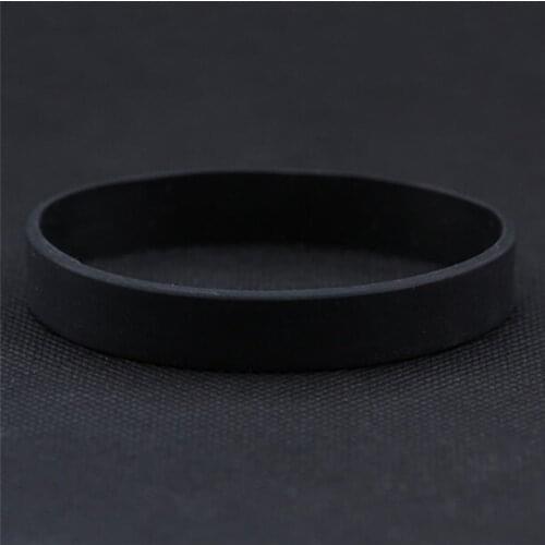 2 Pcs/set Silicone Rubber Wristband Flexible Cuff Bracelet Sports Casual Bangle Silicone Bracelets Fitness Couple Wristband