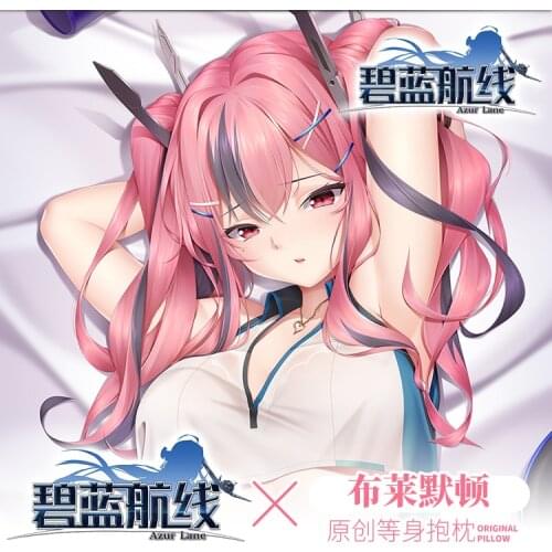 Anime USS Bremerton Azur Lane 2WAY Dakimakura Hugging Body Pillow Case Pillow Cushion Pillow Cover