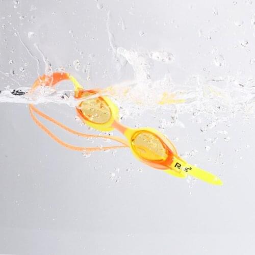 Colorful Adjustable Waterproof Silicone Colored Lenses Anti Fog UV Shield Teenagers Swimming Diving Glasses Kids Eyewear