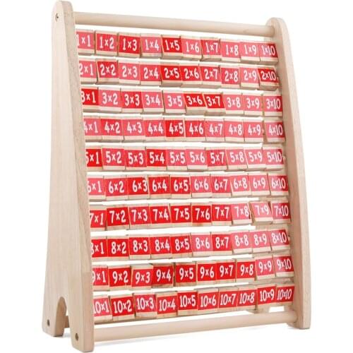 Kids Toys Montessori Wooden Toys Multiplication Table Baby Early Educational Toys Arithmetic Teaching Aids Math Toy For Children