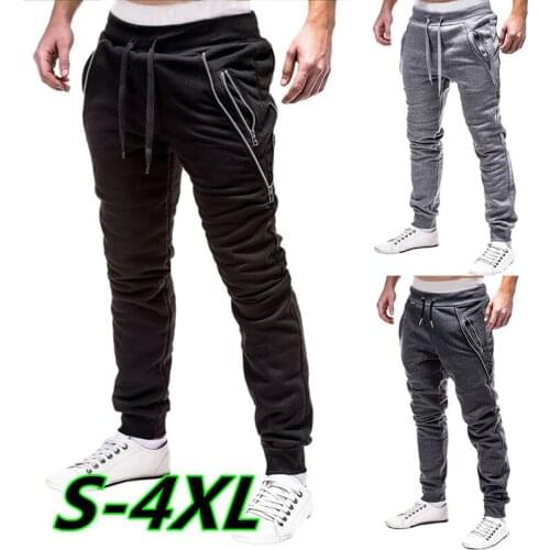 Men pants casual Pants Casual Loose Sports Leggings Slim Fitness Training Gym Joggers Male Sweatpants