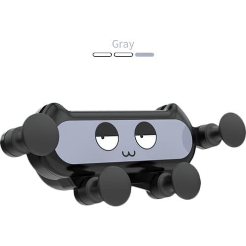 Gravity Car Phone Holder Air Vent Clip Mount Mobile Phone Holder GPS Stand For iPhone 11 Pro XS Samsung S10 Universal Car Holder