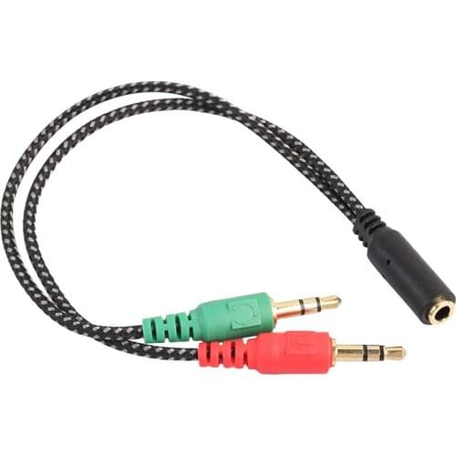 New Belted CTIA Computer Phone Headset Microphone Extension Cable 3.5 Second Revolution One Mother