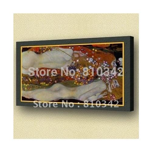 Modern art high quality handmade oil painting of Klimt paintings for bedroom