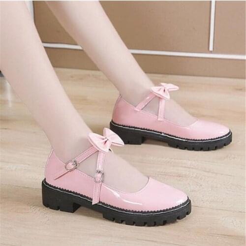 New womens single shoes fashion word buckle wild womens shoes lightweight non-slip shoes fresh casual shoes women HKGS