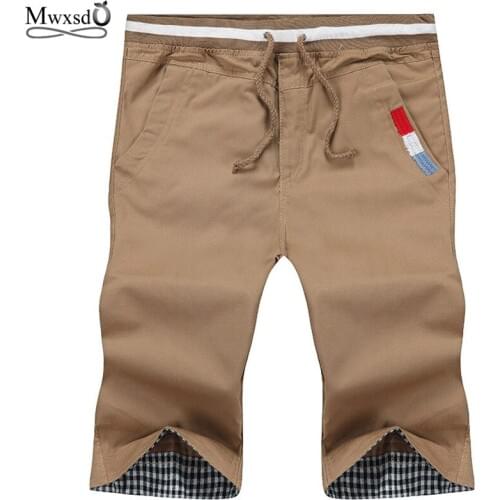 2019 Summer mens Shorts Men casual cotton Shorts Men solid color Short pants beach shorts