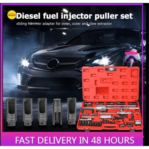 Common Rail Injector Extractor Diesel Puller Set Injection Tool Kit Carbon Steel Injector Puller Set