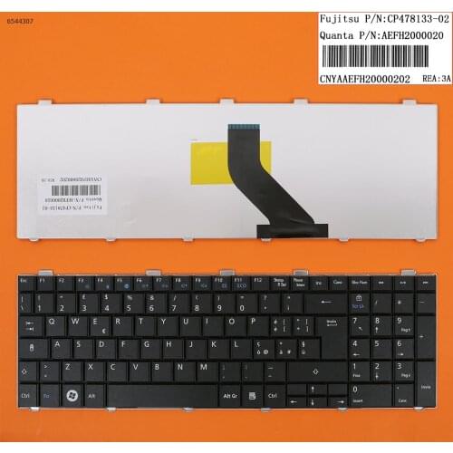New IT Italian QWERTY Laptop Keyboard for FUJITSU Lifebook A530 AH530 AH531 NH751 BLACK Without Foil
