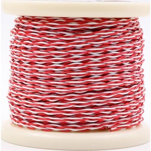 PAPRI 3.28ft/1M 8 Cores 19 Strands x0.1mm PVC 6N OCC Silver Plated Upgrade Headphone Cable HIFI DIY Audio Earphone Line Cables