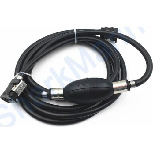 8mm Rubber Fuel Line hose with pump for YAMAHA outboards（About 3 meters