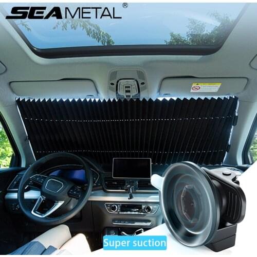 Car Window Sunshades for Windshield UV Blocking Car Sunshade with Super Suction Cups Sun Protect for Car Auto Sun Visor Shade