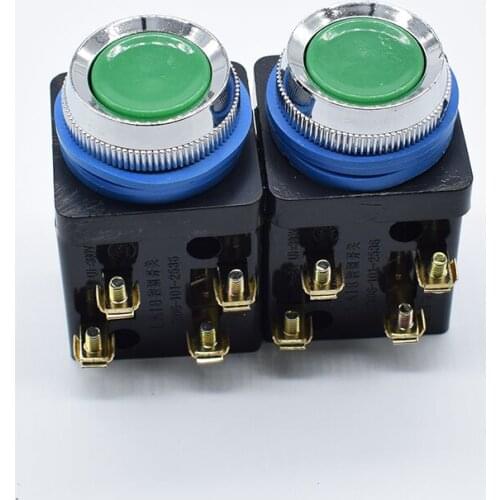 Since the reset inching switch start button switch LA18-22 power switch button switch 2 on 2 off 220 v