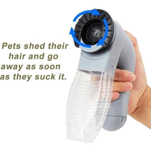 Electric Pet Hair Remover Suction Device For Dog Cat Grooming Vacuum System Clean Fur