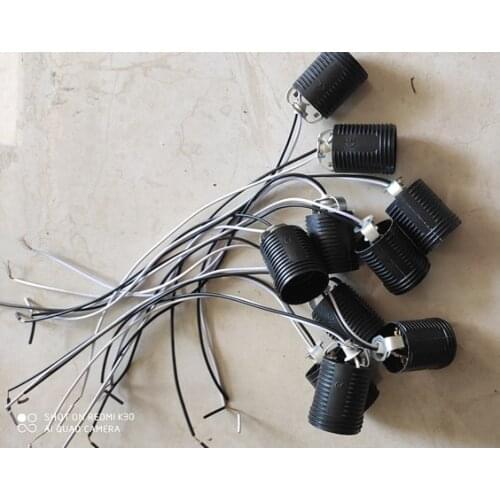 10pcs E27 Pipe Rotary Plastic Lamp Base Full Thread Lamp Holder Industry Style DIY Lamp