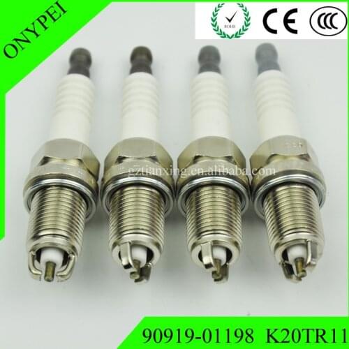 High Quality K20TR11 90919-01198 Spark Plug For Toyota Avensis Camry Corona Caldina RAV4 Picnic Vista 90919 01198 K20TR-11