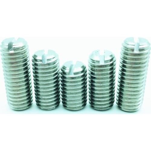 20pcs M4 stainless steel word flat screw meter headless screws home decoration bolts 4mm-20mm length