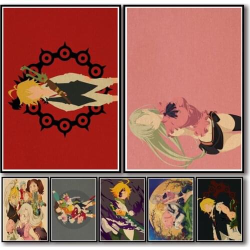 Diamond Mosaic 5D Diamond Painting Diamond Embroidery Anime The Seven Deadly Diamond setting Cross Stitch Kits Home Decor