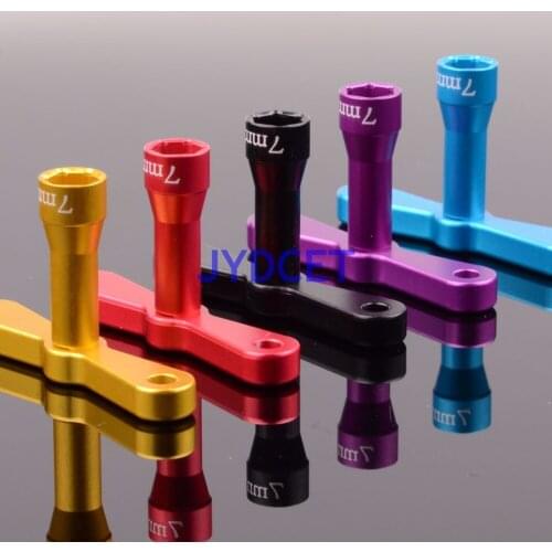 Aluminum 80130 For RC M4 Nylon Nut Wrenches Maintenance Tools Sleeve 7mm HEX Spanner
