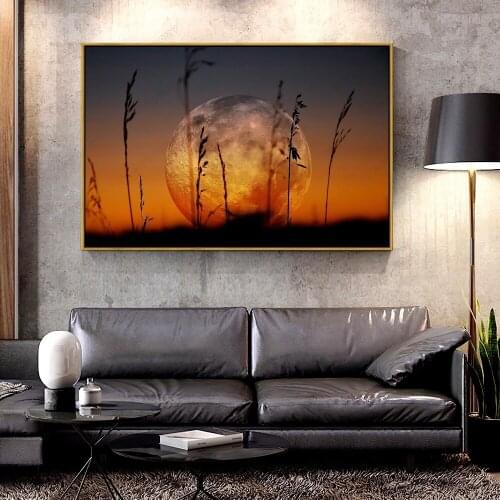 Artcozy Oil Canvas Painting golden earth For Home Decoration Wall Art