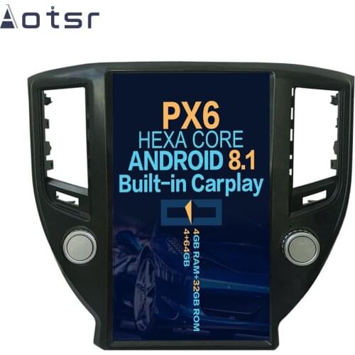 Aotsr Tesla 13.6“ Vertical screen Android 8.1 Car DVD Multimedia player GPS Navigation For Toyota Crown 14th 2015-2018 carplay
