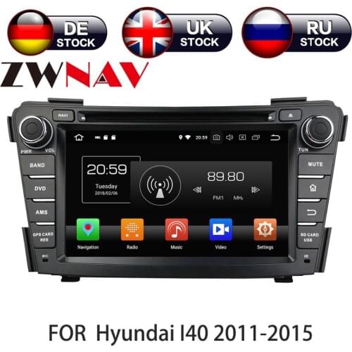 Android 10 4+128G Car GPS Navigation DVD Player For HYUNDAI I40 I-40 2011 - 2016 Multimedia Player Radio Tape Recorder Headunit
