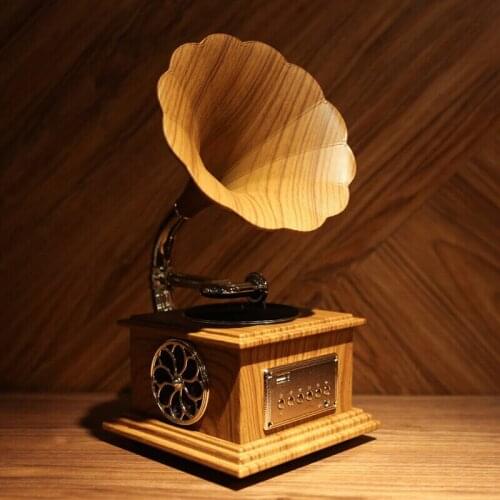 KASA.BENE brand new!nice gift for people!Nice outlook min gramophone outlook blue-tooth speakers