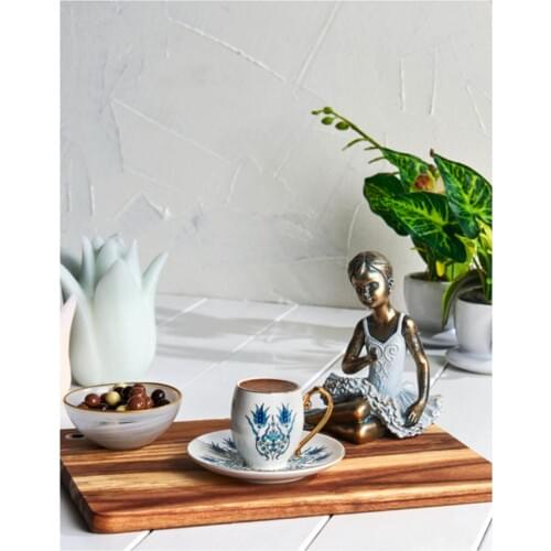 Karaca Traditional Pattern Coffee Set Types