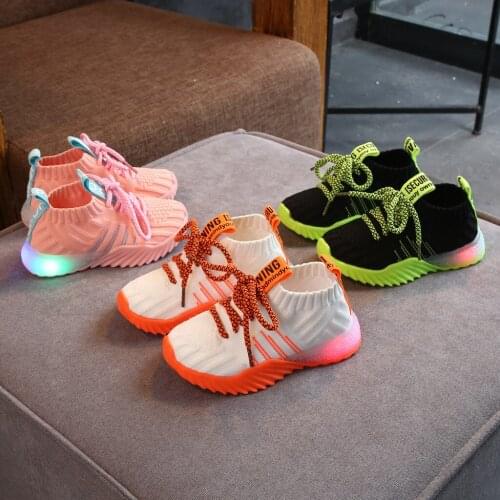 MUQGEW Kids Glowing Shoes