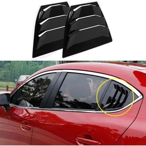 Side Window Louvers for Mazda 3 2014-2018 Car Exterior Accessories